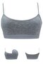 Girl's 3-Padded Cotton Thin Strap Bustier Daily Practice Bra - 7