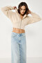 Zippered Hooded Hooded Sweatshirt - 7