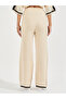 Wide Leg Casual Knit Pants with Contrast Trim - 5