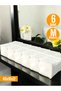 6 Pieces White Accordion Type Medium 11 Compartment Drawer Organizer Closet Organizer Set 40X16X12 cm