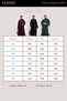 Women's Plus Size Jewelled and Pearl Patterned Sleeves Pleated Mother Hijab Evening Dress Set - 3