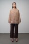 Embroidery Detailed Unlined Casual Coat with Pocketed Bag Pockets Vi̇zon 3077 - 2