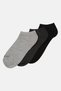 Women 10 Pairs Brand Logo Socks, Black - 2