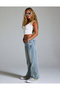 Jasika Ice Blue Color Low Waist Washable Jeans - 2