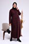 Women's Plus Size Collar Frilly Hijab Mother's Dress No Burning No Sweating - 6