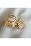 Gold Midye Küpe - 2