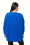 Women's Plus Size Colorful Pocketed Extra Comfortable Fit Blue Sweatshirt - 7