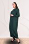 Women's Plus Size Crispy Pattern Summer Long Dress - 7