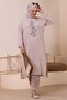 Large Size Double Sets Women's Ayrobin Tunic Set Stone - 5