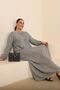 Women's Maxi Large Size Long Women's Dress Crispy Pattern Stone - 8