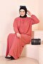 Viscose Plus Size Dress Large Size Women's Clothing Dried Rose - 7