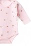 Girl's Long Sleeve Tulip Printed Baby Bodysuit, Zibin, Undershirt 0-3 Years - 3