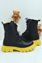 Unisex Warm Lined Chunky Non-Slip and Comfortable Sole Children's Winter Boots Winter Kids Boots - 2