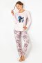 Women's Pink Soft Style Pajama Set New Season (1 Economical) - 8