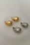 Gold Silver Non-tarnishing Special Series Steel Concave Plate Drop Model Earrings - 2