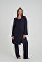 Double Breasted Maternity Pajamas Set with Hidden Nursing Dressing Gown - 3