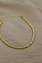 Gold Silver Dorica Heel Detailed Brass Plated Anklet