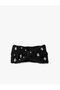 Hair Band Knot Detailed Rhinestoned Velvet Elastic, knot detail, velvet headband