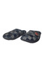 Unisex Grey-Black Square Pattern Orthopedic Sole Indoor Daily Slippers Gezrr98-1023 - 3