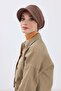 Winter Hat with Visor, B-73Rb, Brown - 4
