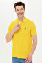 Men's Dark Yellow Basic Polo Neck T-Shirt 50263236 -Vr094 - 2