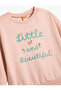 Floral Printed Sweatshirt Long Sleeve Crew Neck Raised Cotton - 3