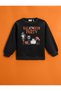 Printed Sweatshirt Crew Neck Long Sleeve