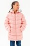 Girl's Powder Fleece Inside Furry Waterproof Thick Detachable Hooded Coat Coat - 3