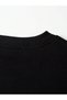 Unisex Oversize Heiparman Panda Printed Basic Sweatshirt – Black - 3