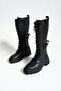 Yulpy Black Skin Women's Boots - 4