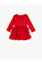 Baby Girl Red Dress 3WMG80073AK - 2