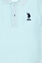 Boy's Water Green Basic Polo Collar T-Shirt 50262958 -Vr083 - 3