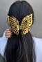 Gold Color Butterfly Detailed Latch Buckle
