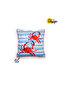 Anemoss Crab Patterned Fiber Filled Cotton Square Pillow - 7
