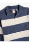 Sweater Polo Neck Long Sleeve Soft Textured - 5