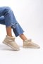 Emellantha Women's Comfortable Boots 00121040 Beige - 5