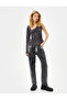 Ruffled Sleeveless Blouse Asymmetrical Cut Round Neck - 2