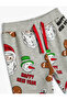 Jogger Sweatpants with New Year's Theme Print Detail - 3