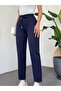 Elastic Waist Double Pocket Lace Detailed Trousers - Brown - 4