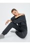 Jogger Pajama Bottoms with Elastic Waist and Leg Viscose Blend