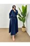 Navy Blue Skirt Set - Pocket Detailed and Zippered