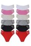 Tutku-Women's Lace Detailed Panties 12-Pack