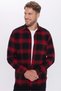 Men's Regular Fit Classic Cut Single Pocket Checked Winter Lumberjack Shirt