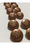Blazer Jacket Button Set Metalized (Plastic) - 4