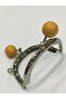 Bag and Wallet Clip Oval 20 Cm Model with Pearls - 4