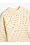 Knitted Sweater Half Turtleneck Long Sleeve - 3