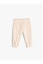 Basic Jogger Sweatpants with Tie Waist Ribbed