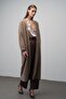 Long Casual Knitwear Cardigan Vi̇zon 8245 - 4