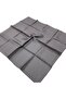 Grey Solid Color Tivil Silk Scarf 10D02-25