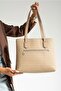 Women's Large Size 4 Compartments Handbag Suitable for Daily Use - 8